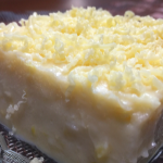 creamy maja blanca slice