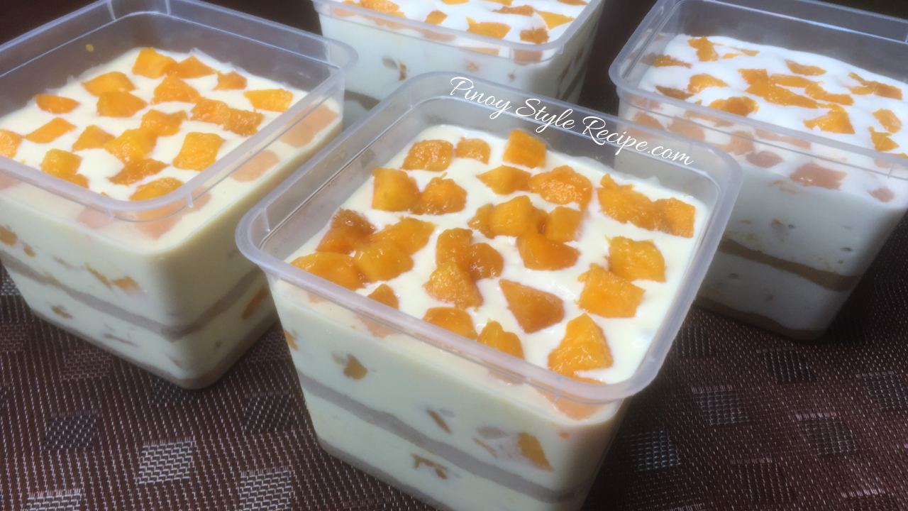 MANGO GRAHAM REF CAKE Pinoy Style Recipe